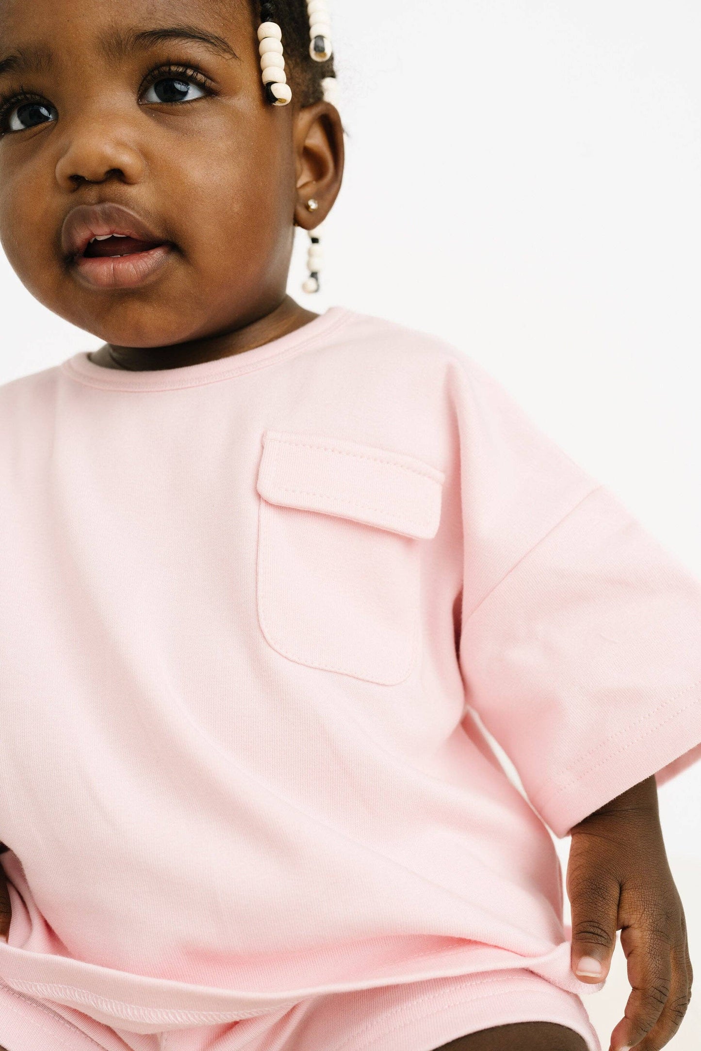 Slouchy Cargo Set - Pink