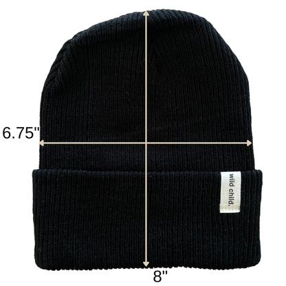 Baby / Kids Classic Beanie (Black)