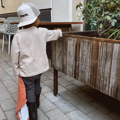 Baby/Toddler Trucker hat: Chaos.