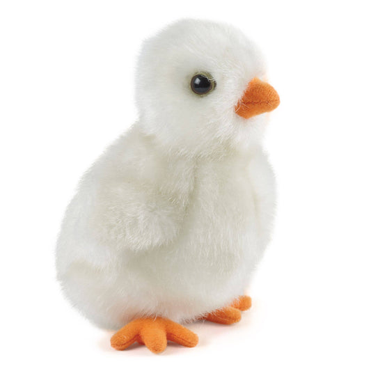 Living Nature White Fluffy Chick Plush